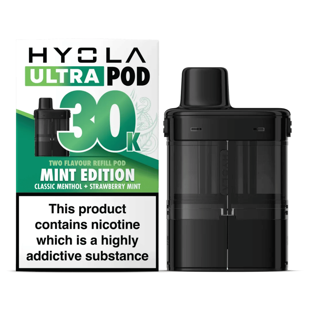 Hyola Ultra 30K Prefilled Replacement Pods Mint Edition