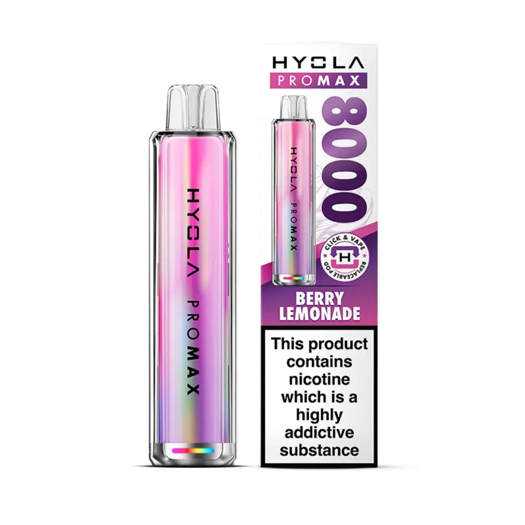 Hyola Pro Max 8000 Prefilled Pod Kit Berry Lemonade