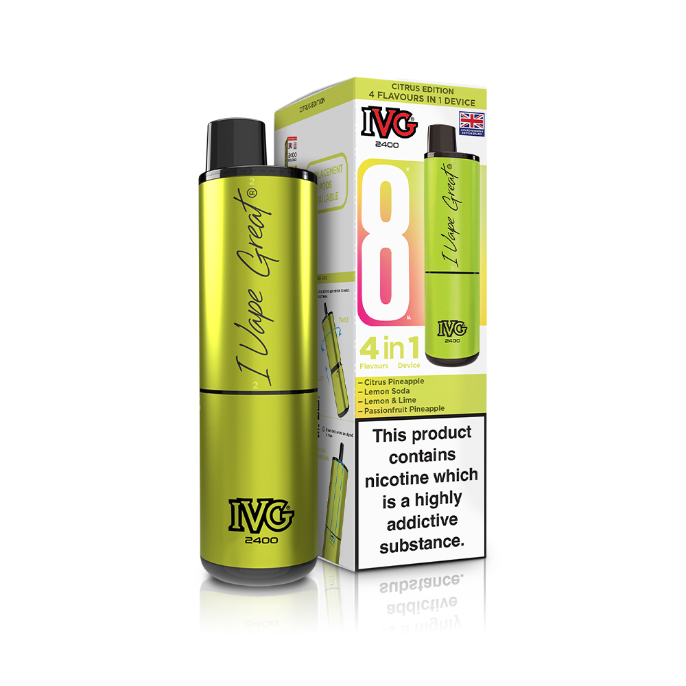 IVG 2400 4 In 1 Starter Kit Citrus Edition