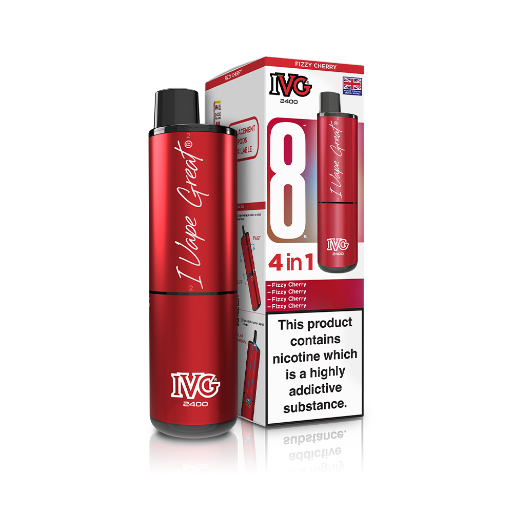 IVG 2400 4 In 1 Starter Kit Fizzy Cherry