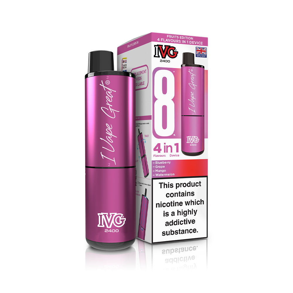 IVG 2400 4 In 1 Starter Kit Fruits Edition