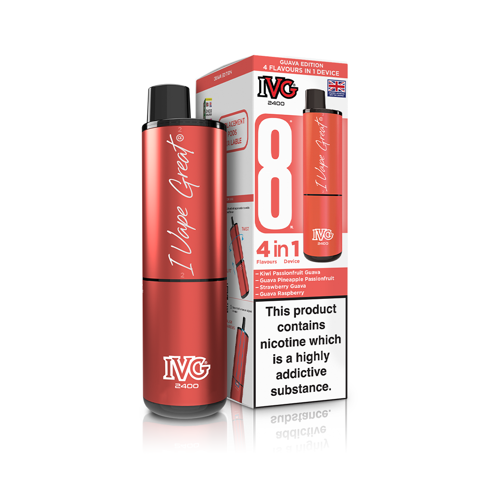 IVG 2400 4 In 1 Starter Kit Guava Edition