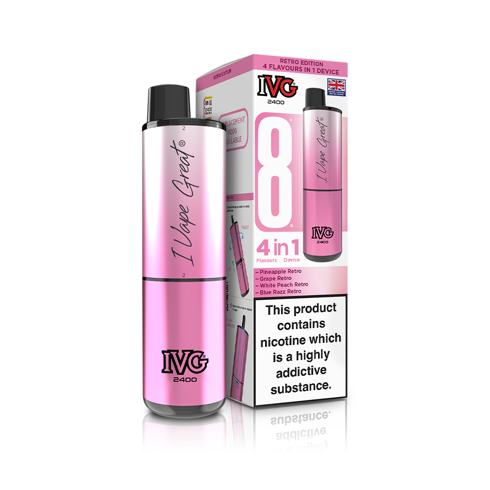 IVG 2400 4 In 1 Starter Kit Retro Edition