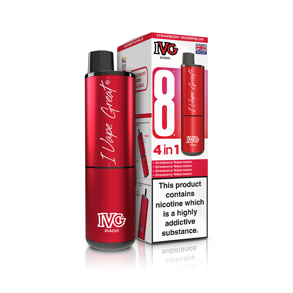 IVG 2400 4 In 1 Starter Kit Strawberry Watermelon