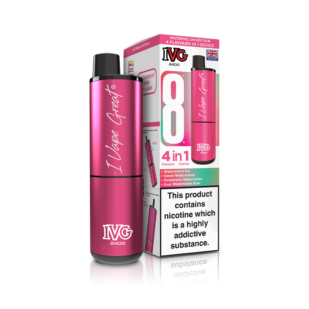 IVG 2400 4 In 1 Starter Kit Watermelon Edition