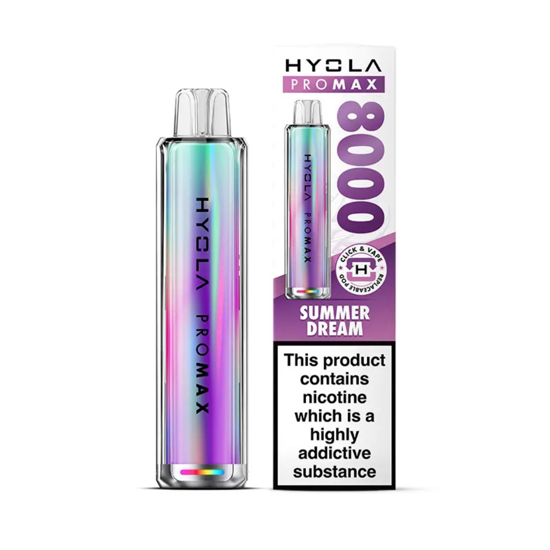 Hyola Pro Max 8000 Prefilled Pod Kit Summer Dream