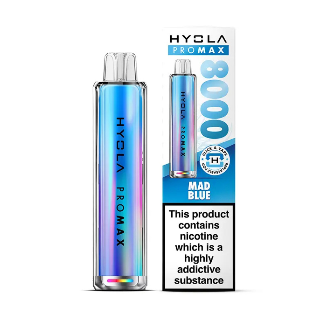Hyola Pro Max 8000 Prefilled Pod Kit Mad Blue