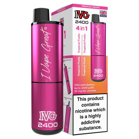 IVG 2400 Rechargeable Vape Tropical Fruits
