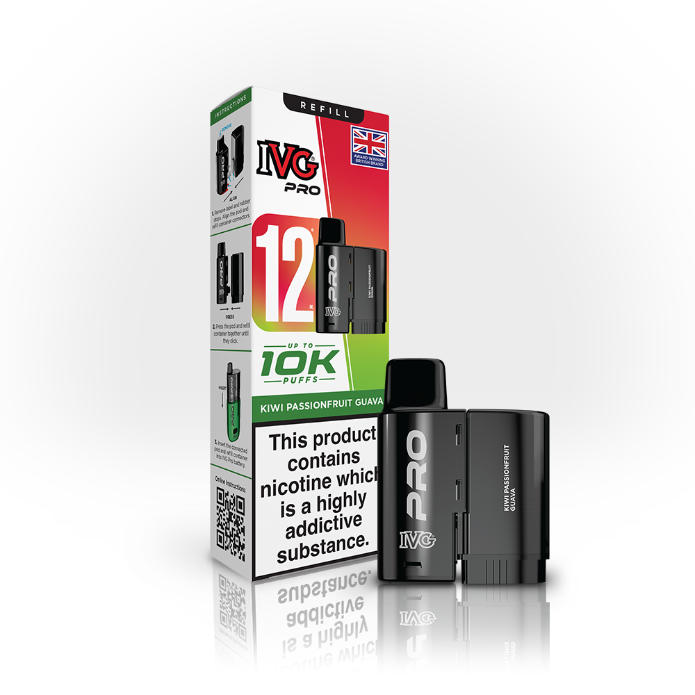 IVG PRO 12 Kiwi Passionfruit Guava Refill Pod